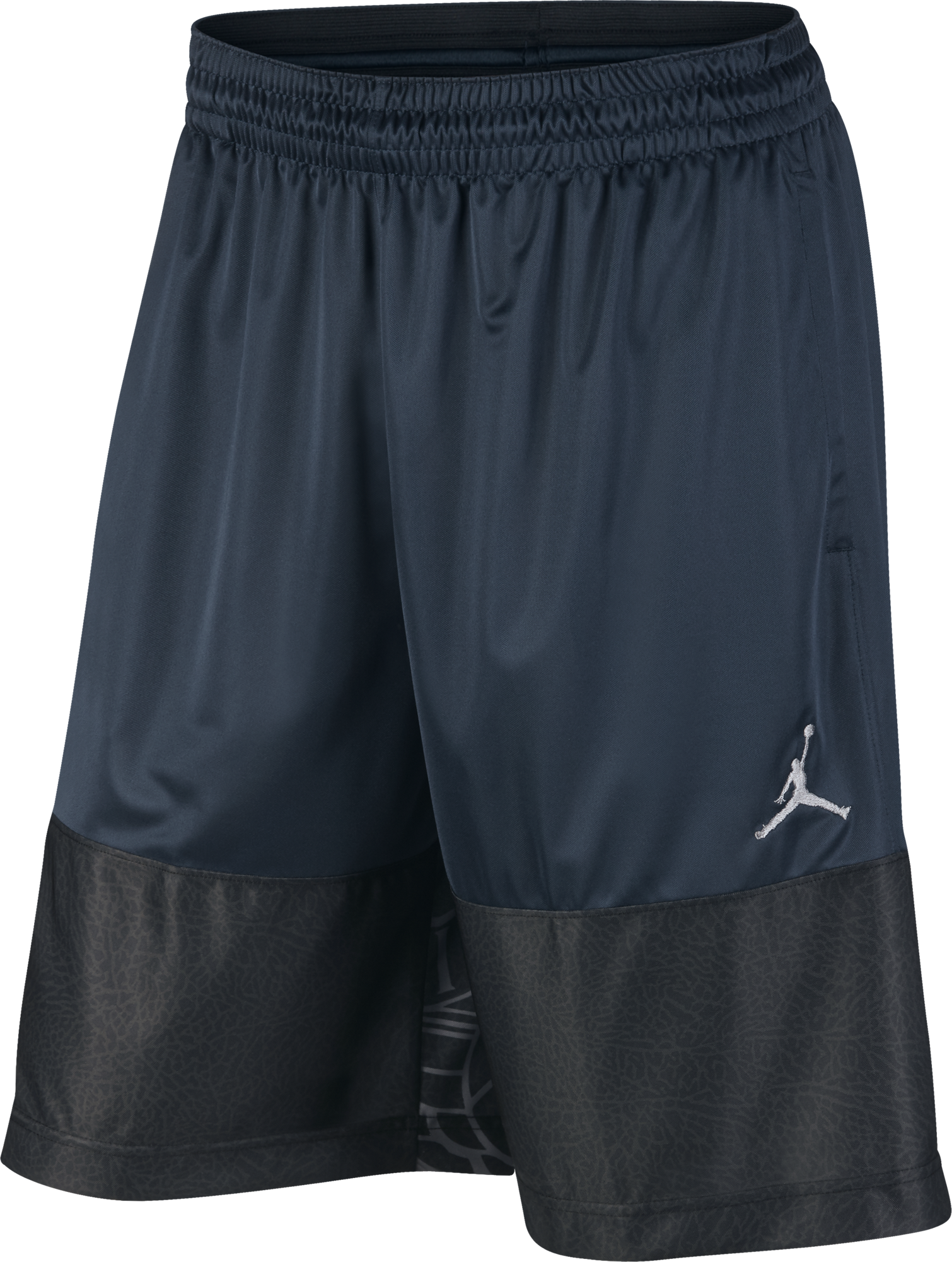 NIKE AIR JORDAN WINGS BLOCKOUT BASKETBALL SHORT ARMORY NAVY