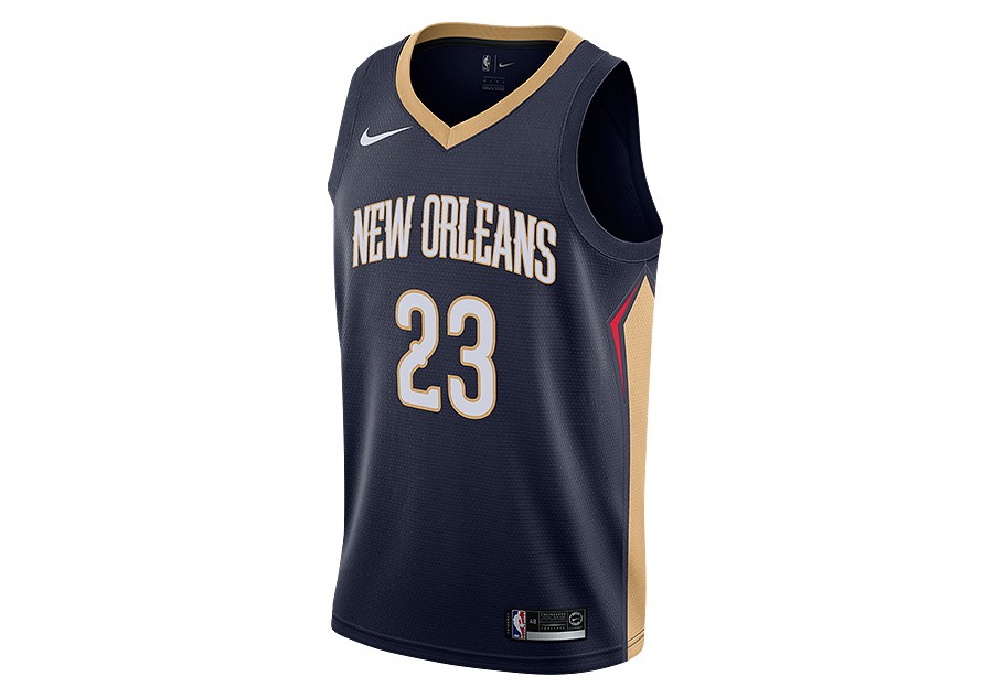 Men's New Orleans Pelicans Anthony Davis Nike Red Swingman Jersey
