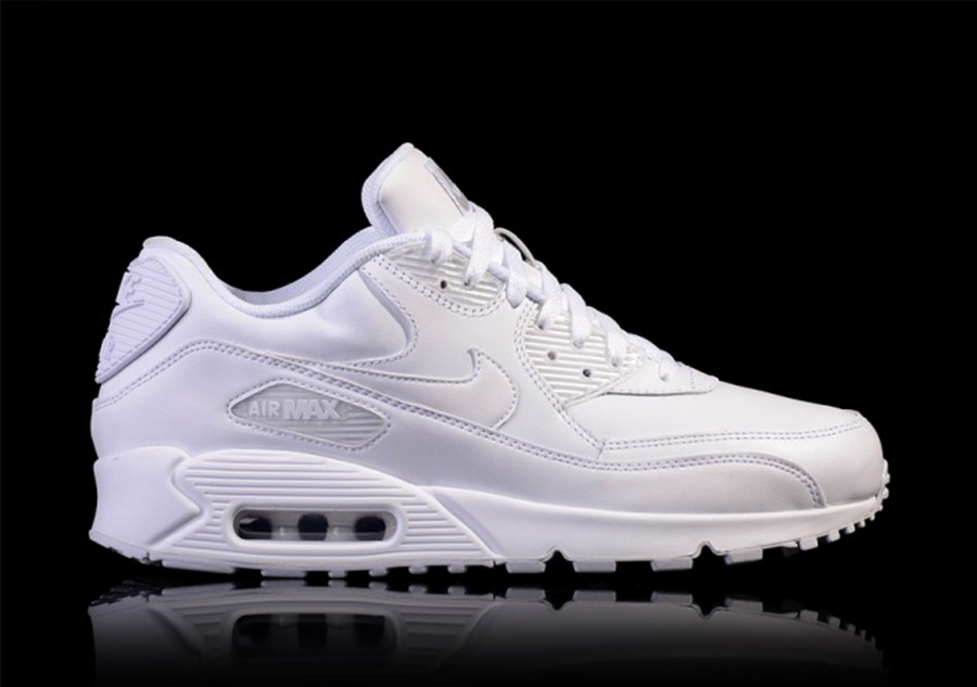 leather white air max 90
