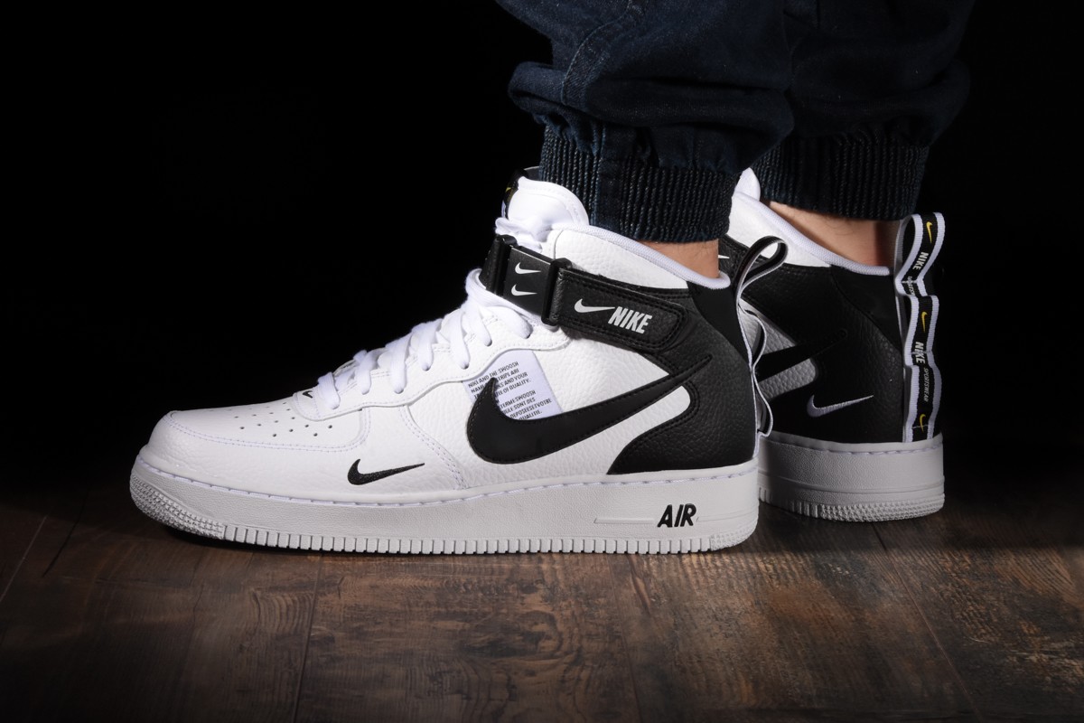 air force 1 utility mid white
