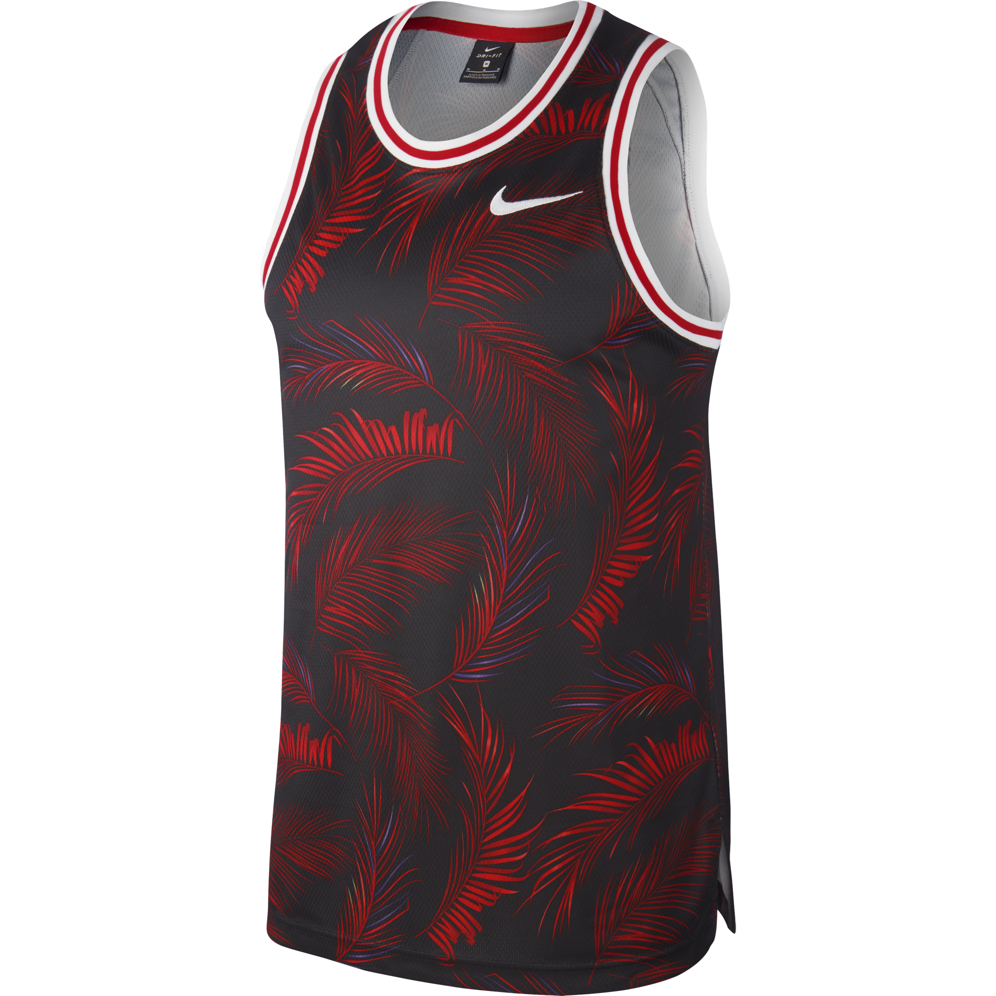 NIKE DRI-FIT DNA FLORAL JERSEY UNIVERSITY RED