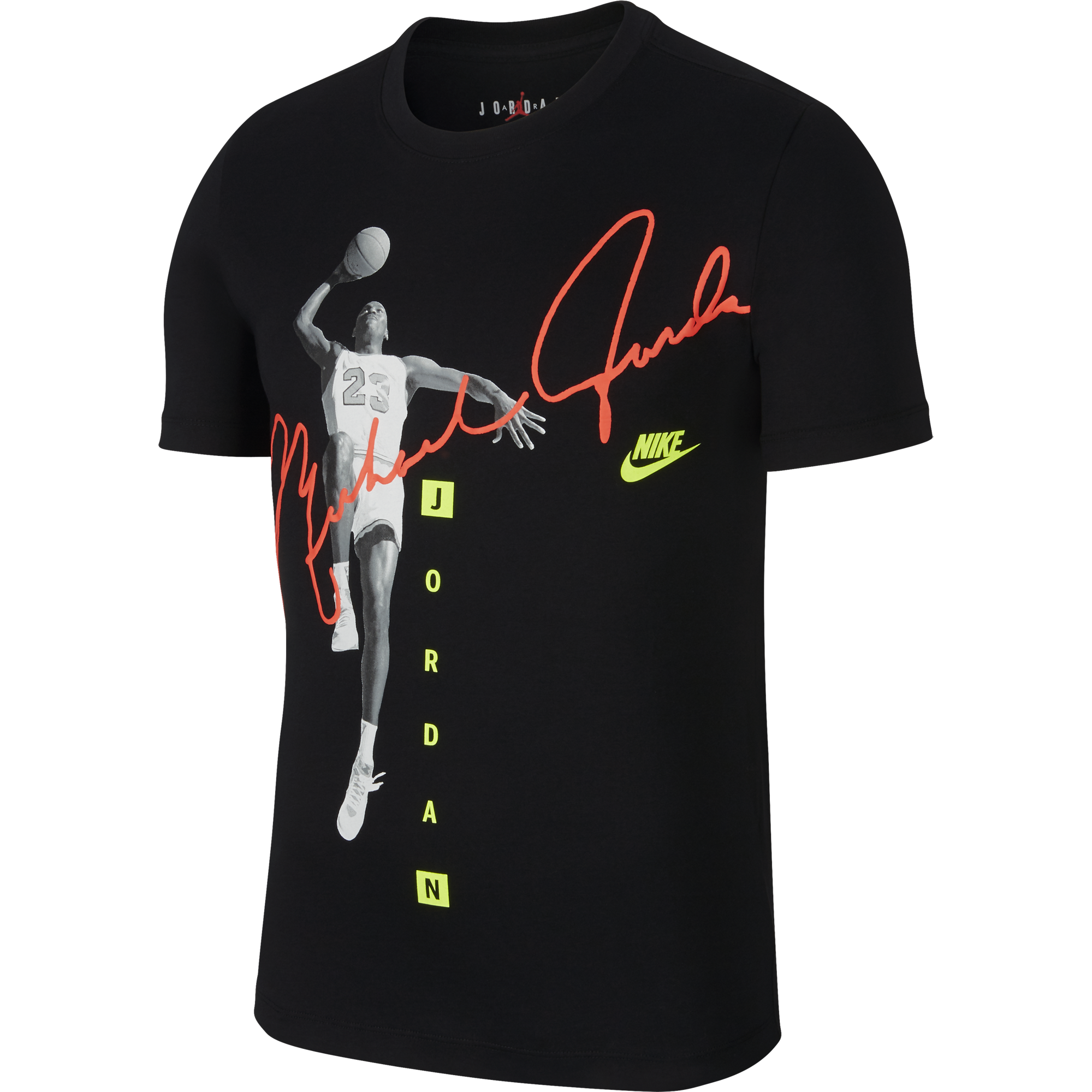 NIKE AIR JORDAN PHOTO SIGNATURE TEE BLACK