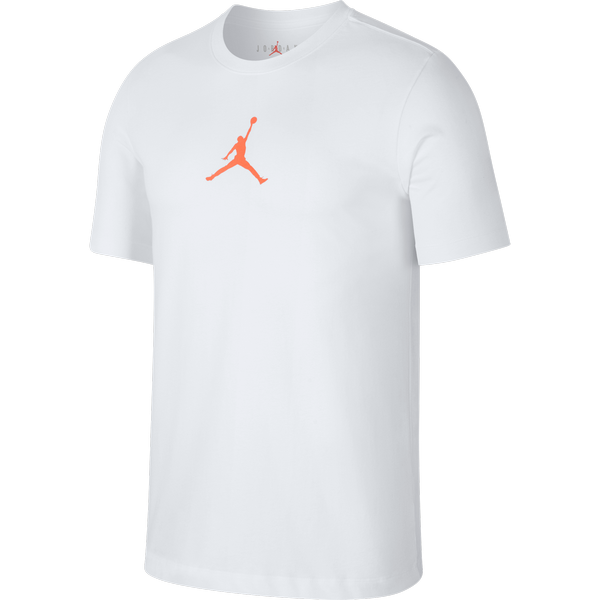 NIKE AIR JORDAN JUMPMAN CREW TEE WHITE INFRARED | pl.KicksManiac.com