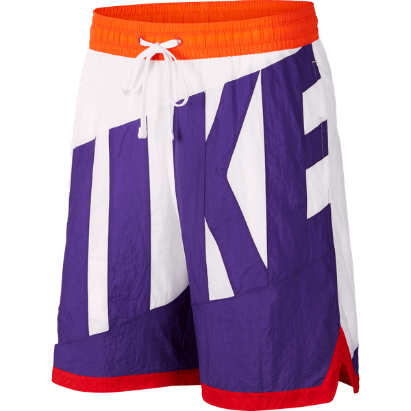 NIKE DRI-FIT BASKETBALL SHORTS WHITE