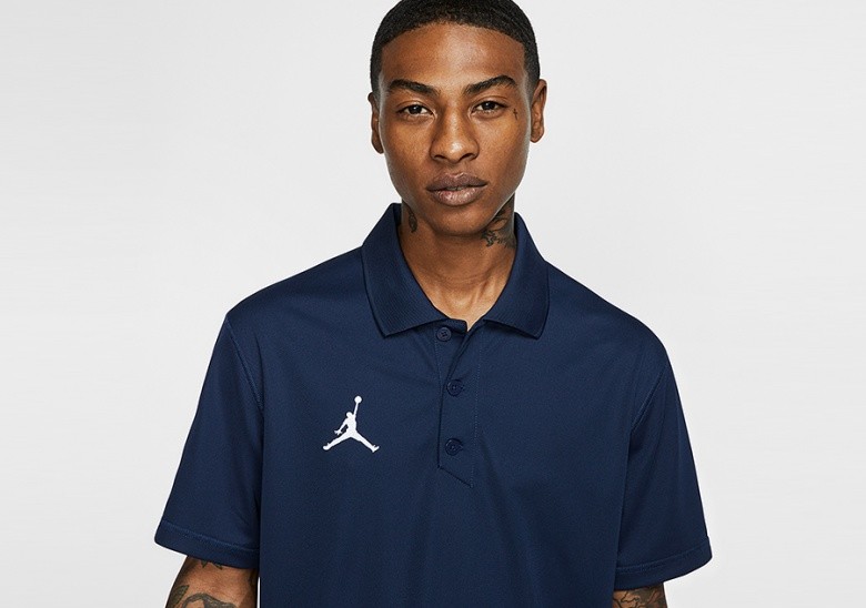 NIKE AIR JORDAN JUMPMAN POLO TEAM NAVY