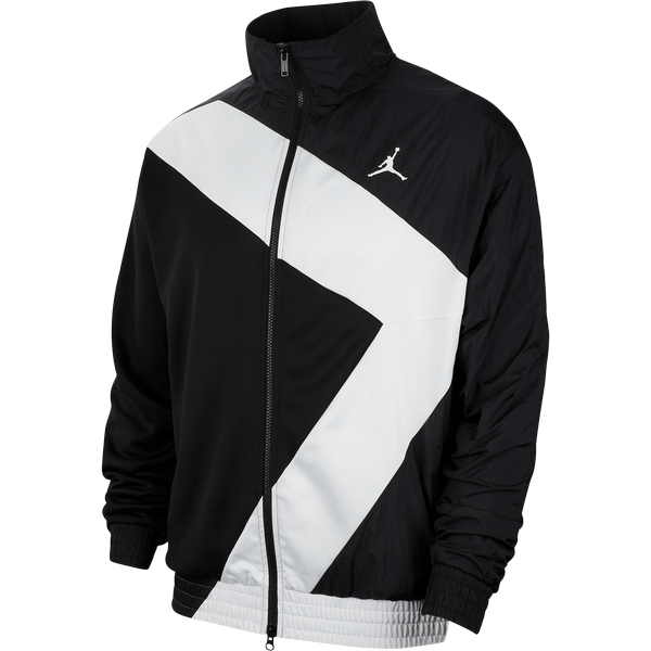 NIKE AIR JORDAN WINGS DIAMOND JACKET BLACK WHITE