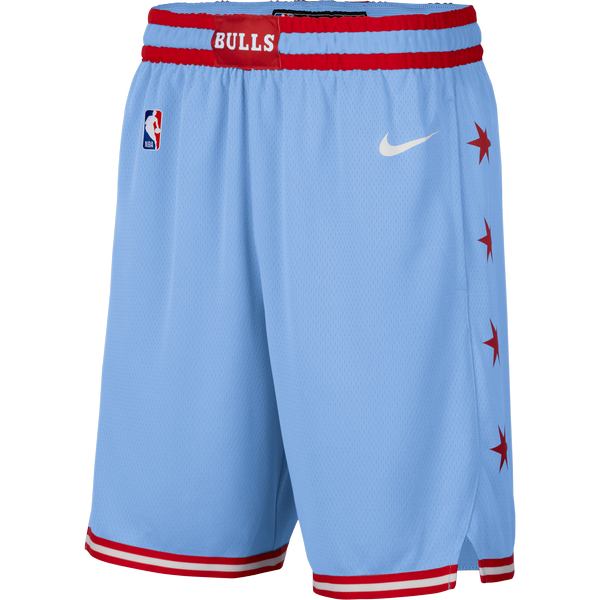 NIKE NBA CHICAGO BULLS CITY EDITION SWINGMAN SHORTS VALOR BLUE