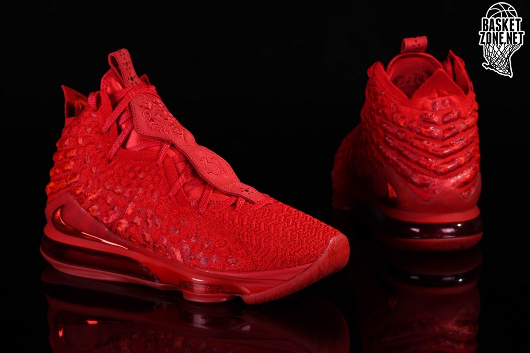 lebron james 17 red shoes