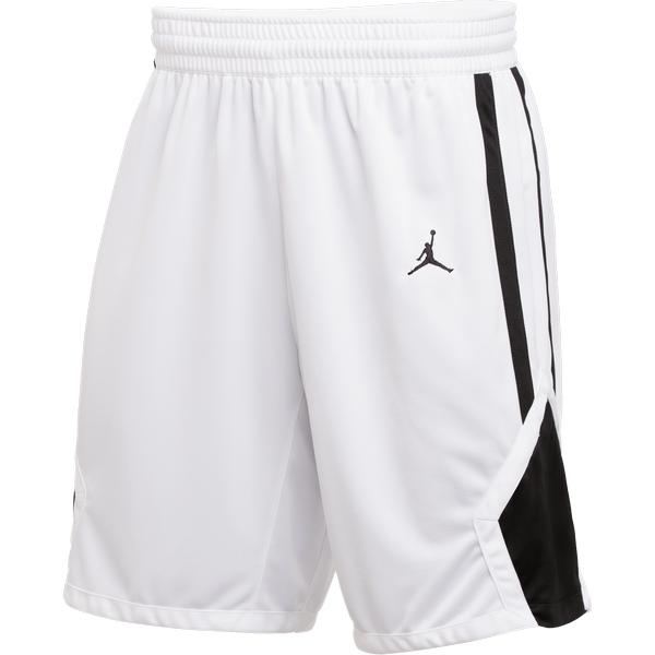 NIKE AIR JORDAN STOCK BASKETBALL SHORTS TEAM WHITE