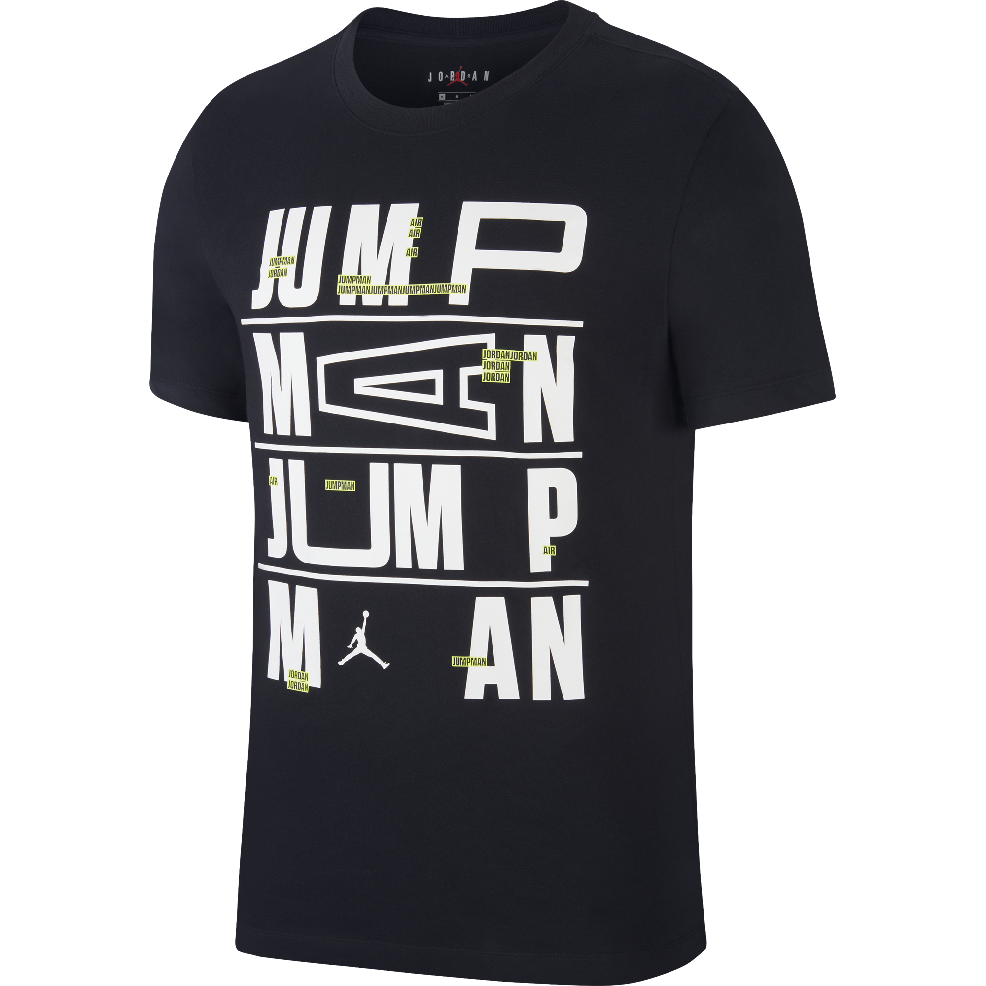 NIKE AIR JORDAN JUMPMAN DRI-FIT TEE BLACK