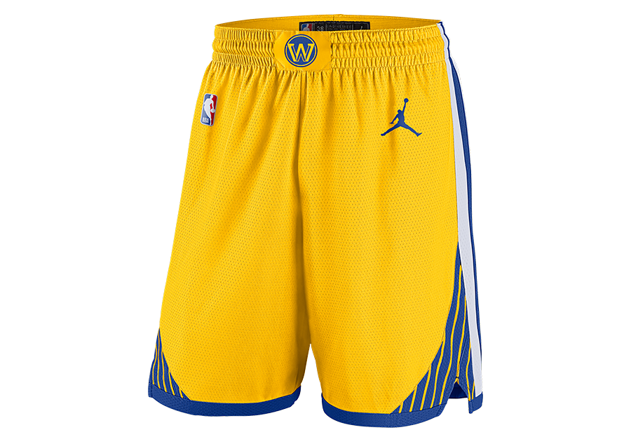 NIKE NBA GOLDEN STATE WARRIORS SWINGMAN STATEMENT 2020 EDITION SHORTS AMARILLO