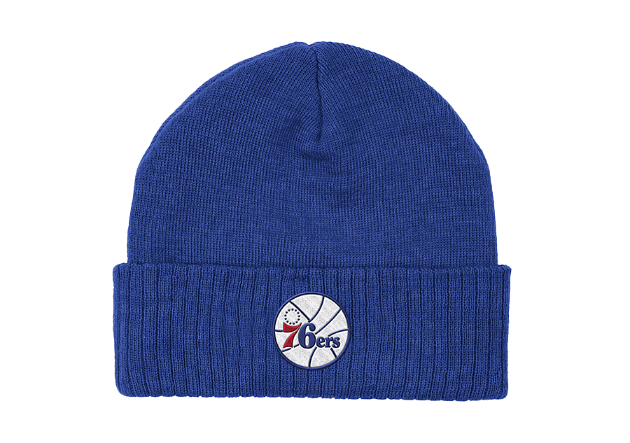 MITCHELL & NESS FANDOM KNIT BEANIE HWC PHILADELPHIA 76ERS