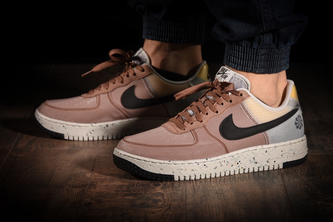 NIKE AIR FORCE 1 LOW CRATER MOVE TO ZERO ARCHAEO BROWN