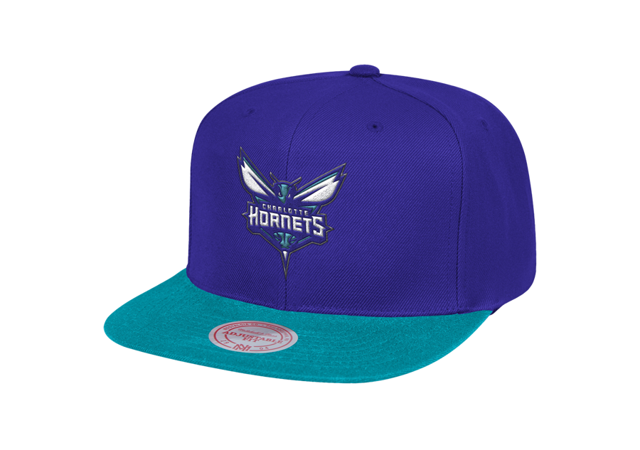 MITCHELL & NESS WOOL 2 TONE SNAPBACK CHARLOTTE HORNETS