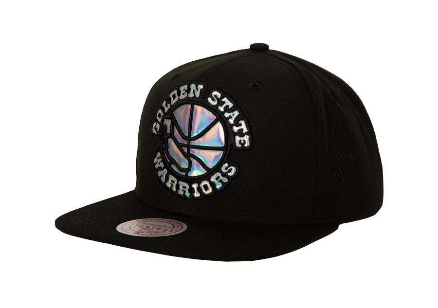 MITCHELL & NESS IRIDESCENT XL LOGO SNAPBACK HWC GOLDEN STATE WARRIORS