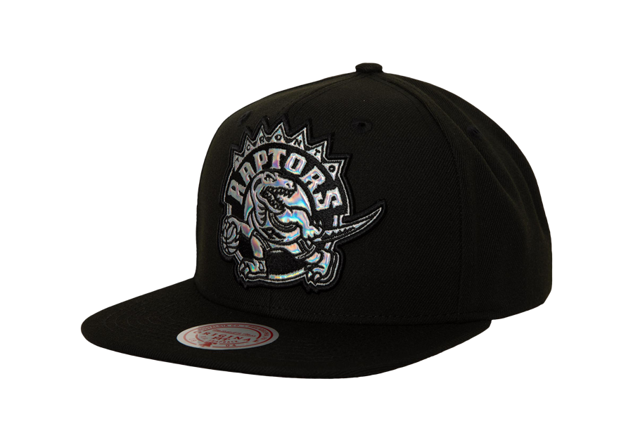 MITCHELL & NESS IRIDESCENT XL LOGO SNAPBACK HWC TORONTO RAPTORS