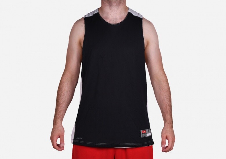 NIKE LEAGUE REVERSIBLE PRACTICE TANK BLACK